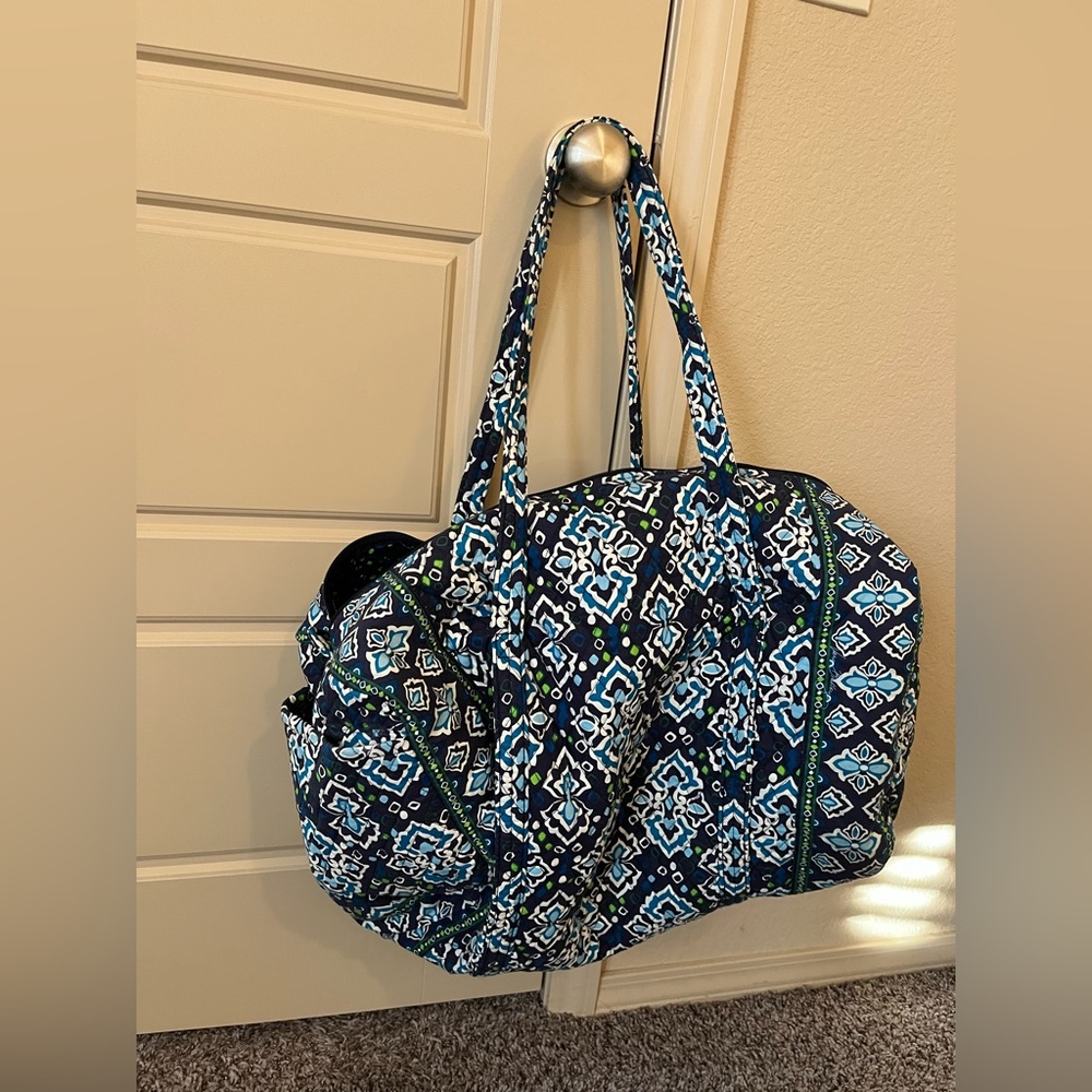 Vera Bradley “Ink Blue” Large Duffel